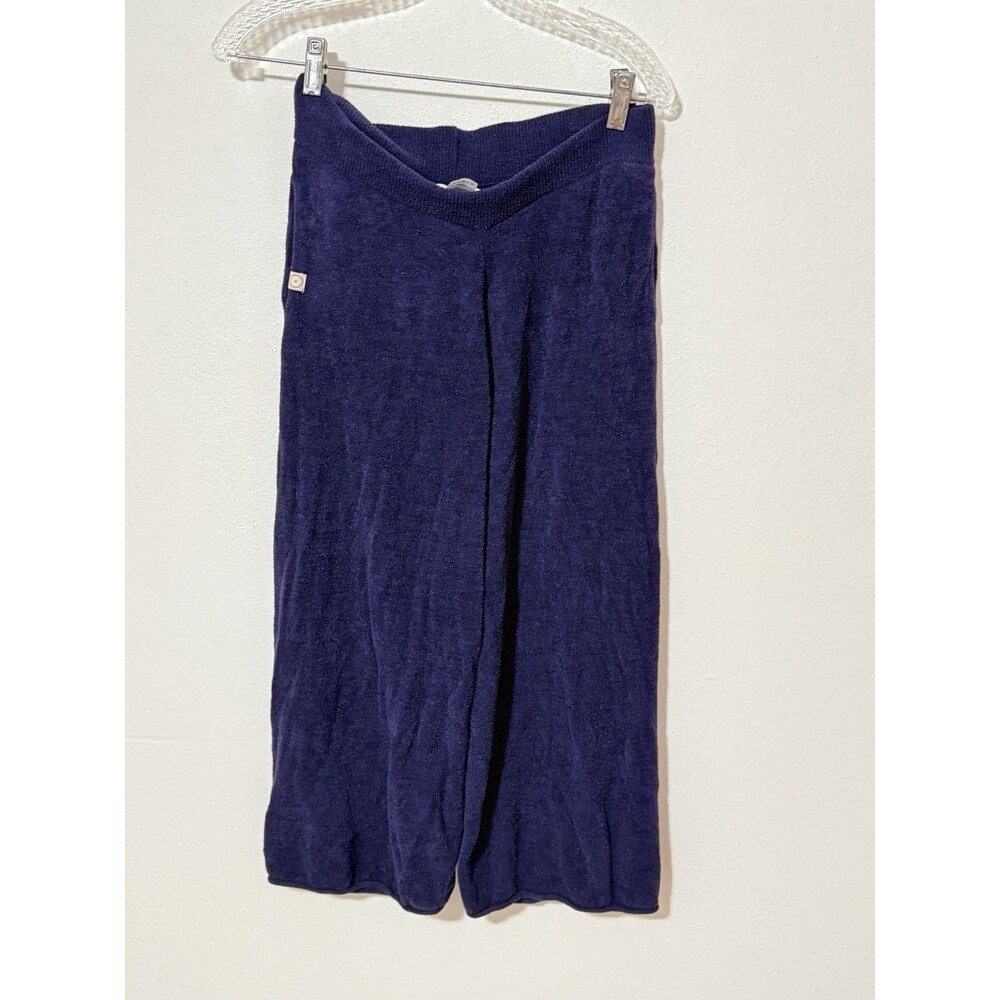 Sunday Citizen Navy Soft Knit Wide Leg Lounge Pants Small Very Nice Condition!!!